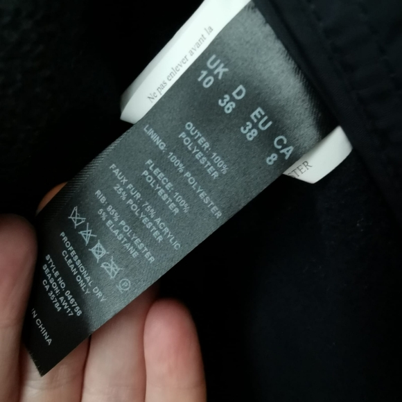 New Precis Winter Jacket Navy Size 8 - Picture 7 of 7